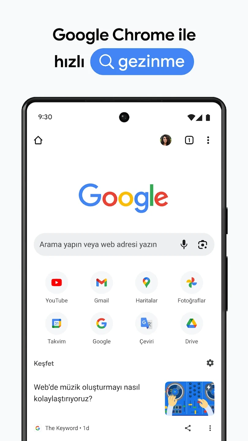 Google Chrome Android İndir - ekran görüntüsü
