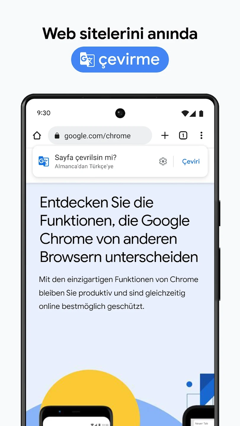 Google Chrome Android İndir - ekran görüntüsü
