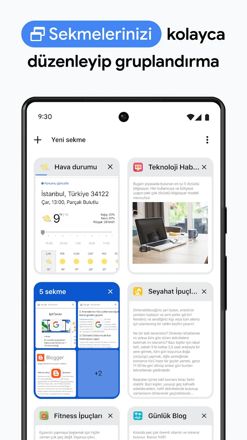 Google Chrome Android İndir - ekran görüntüsü