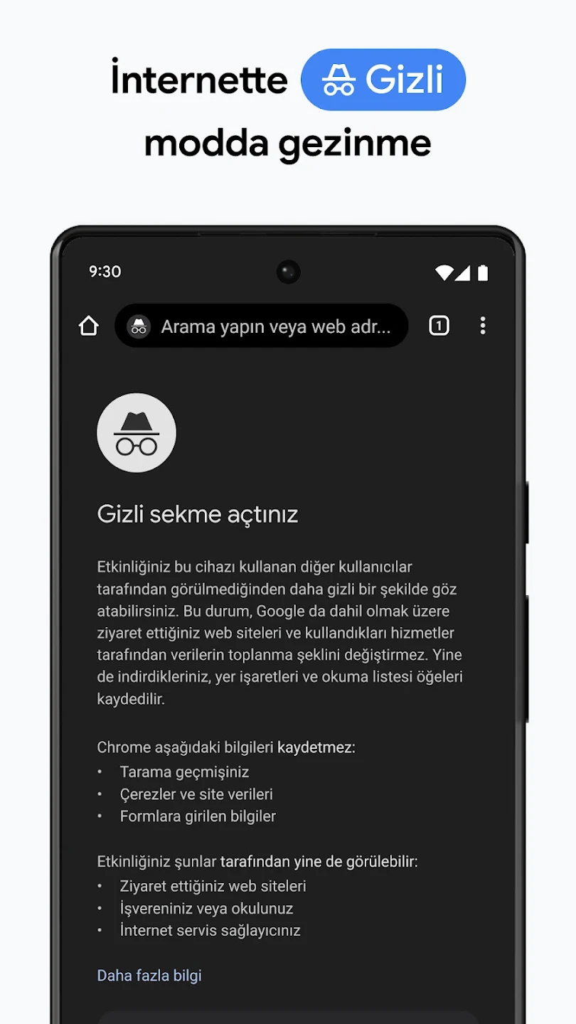 Google Chrome Android İndir - ekran görüntüsü