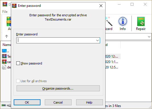 WinRAR Windows İndir - ekran görüntüsü