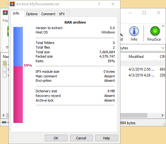 WinRAR Windows İndir - ekran görüntüsü